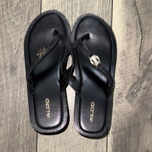Aldo Elegant Black Sandals
